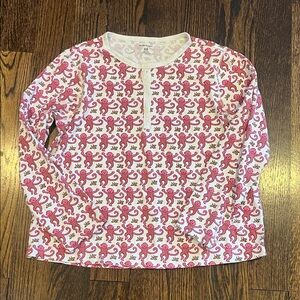 Roller Rabbit Women’s Pink Monkey Pajamas